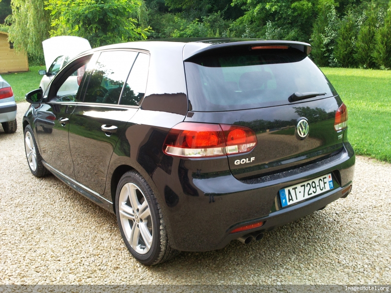 Golf 6 TSi 122 BM6 Carat Noir Intense Pack RLine Vitres surteint es 35 