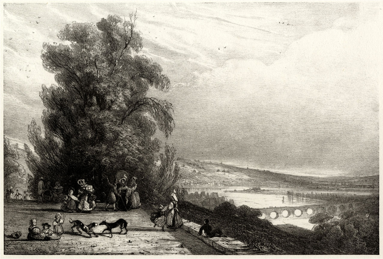 Paul Huet Terrasse Saint Cloud Bonington Motte Delacroix Narcisse